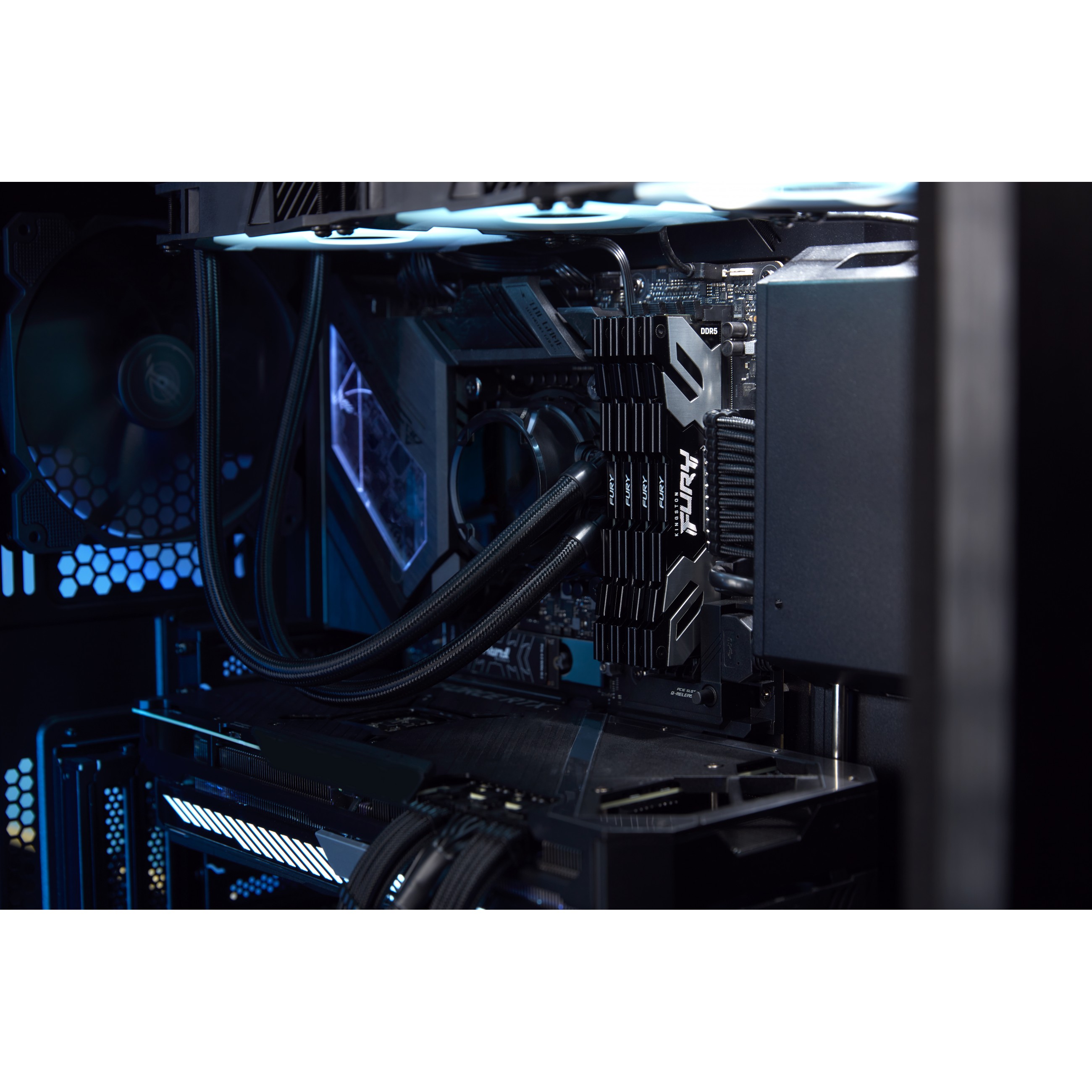 KINGSTON 32GB 6400MT/s DDR5 CL32 DIMM Kit of 2 FURY Renegade Silver
