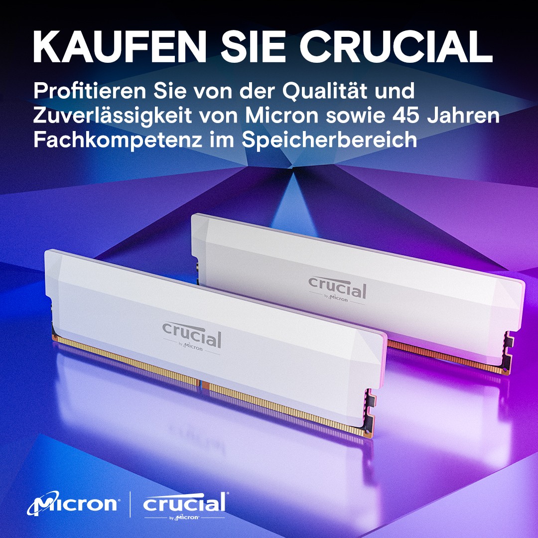 Crucial 32GB PC 6000 KIT (2x16GB) Pro Overclocking CL36