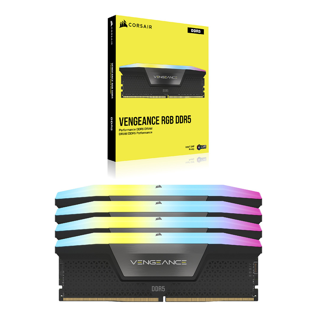 Corsair DIMM 192 GB 5200 (4x 48 GB) Quad-Kit (black. CMH192GX5M4B5200C38. Vengeance RGB. INTEL XMP) CL38