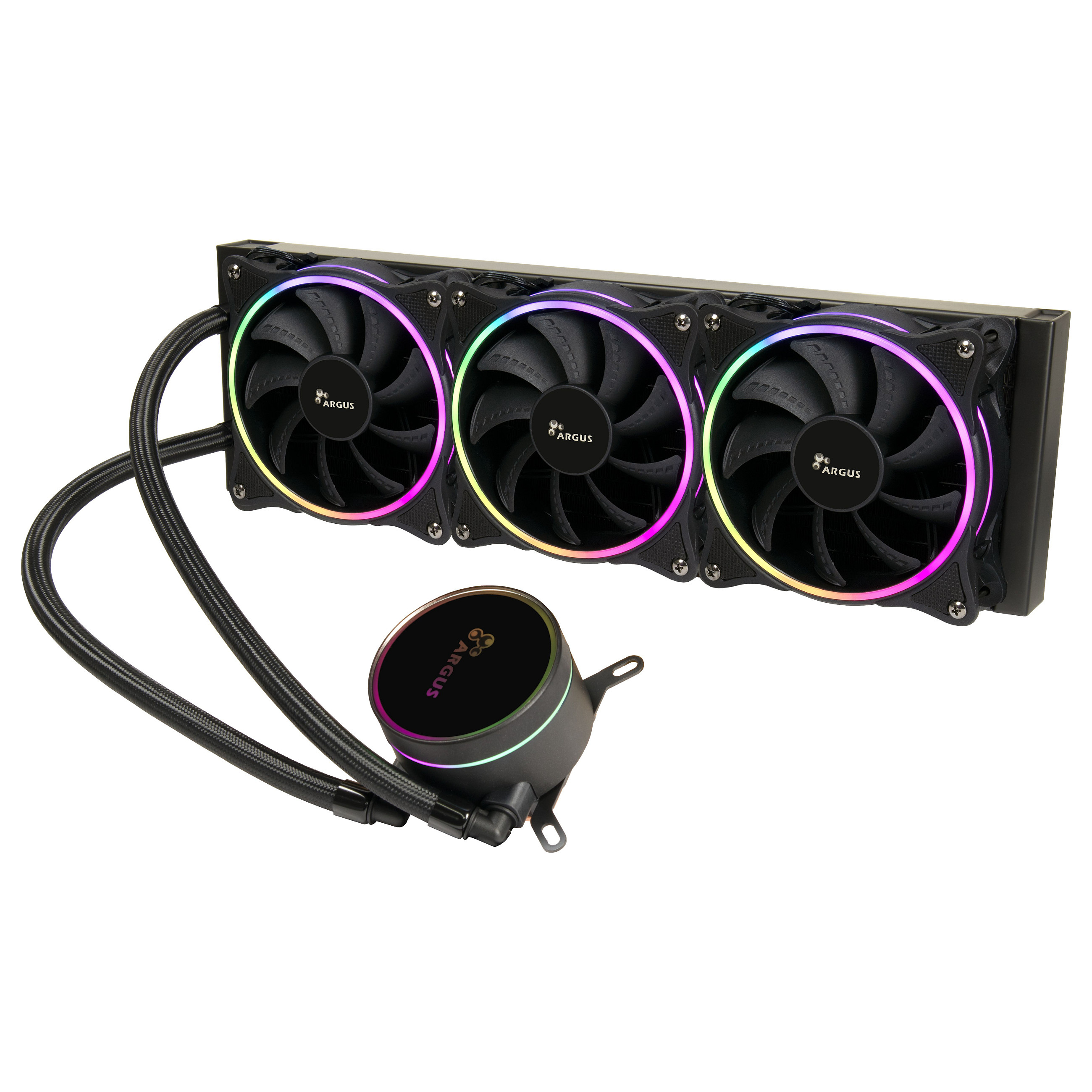 K Cooler Inter-Tech Water Cooling CPU Argus Iceman LC-360 RGB