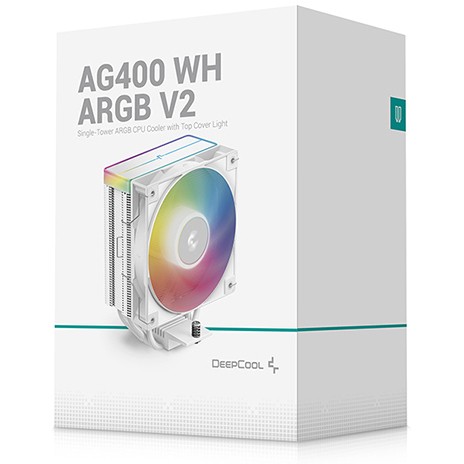 K Cooler DeepCool AG400 White ARGB V2
