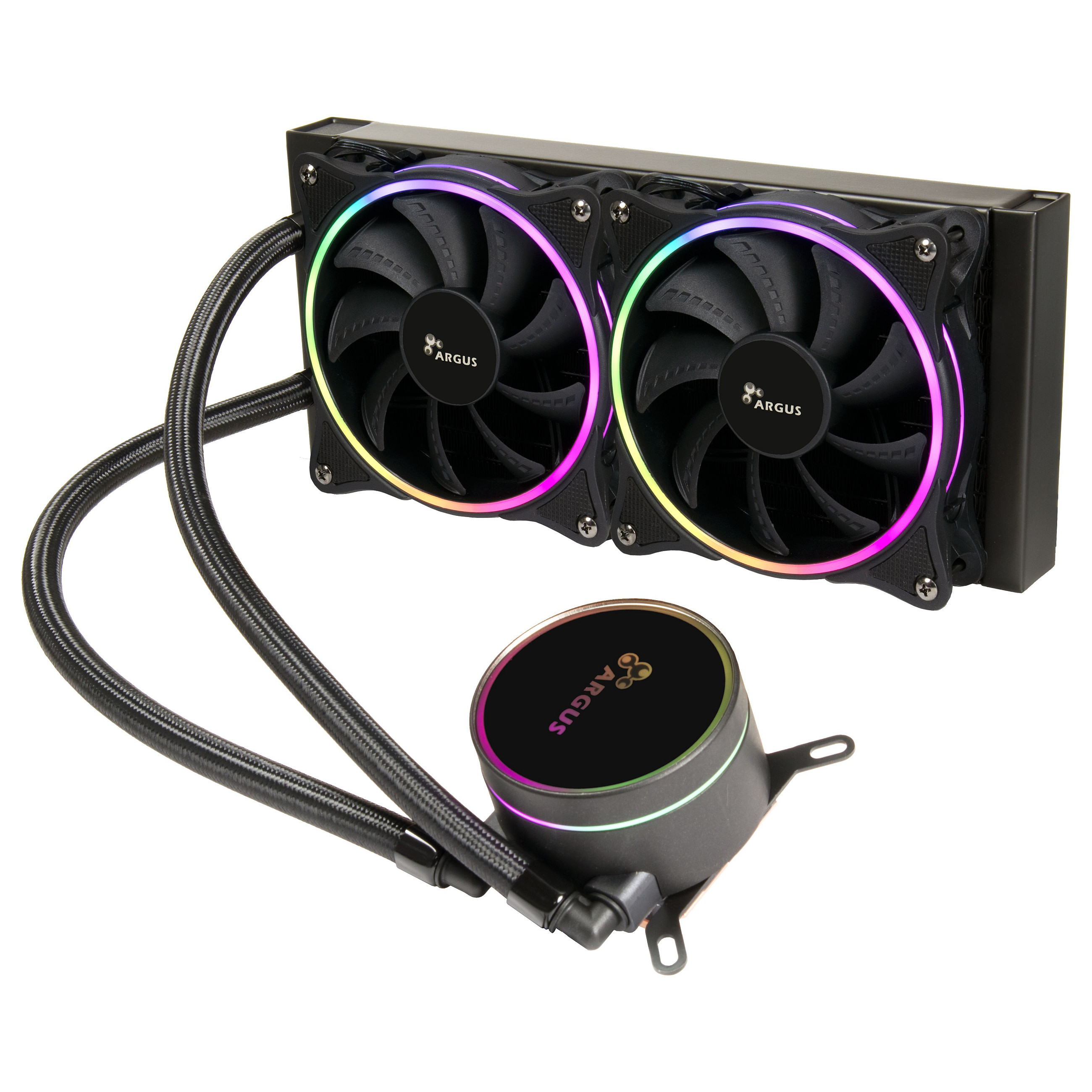 K Cooler Inter-Tech Water Cooling CPU Argus Iceman LC-240 RGB