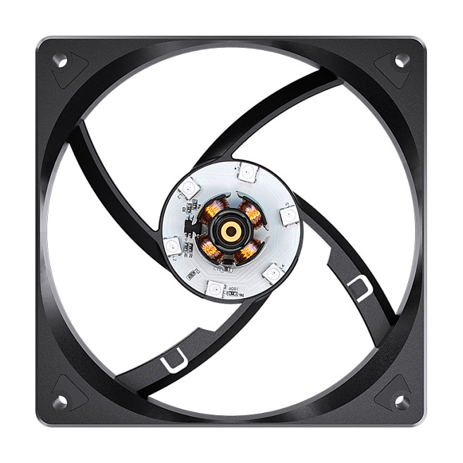 K Jonsbo CR-3000 CPU-Cooler Dual Tower, ARGB - 2x 120 mm, black
