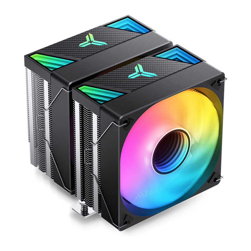 K Jonsbo CR-3000 CPU-Cooler Dual Tower, ARGB - 2x 120 mm, black