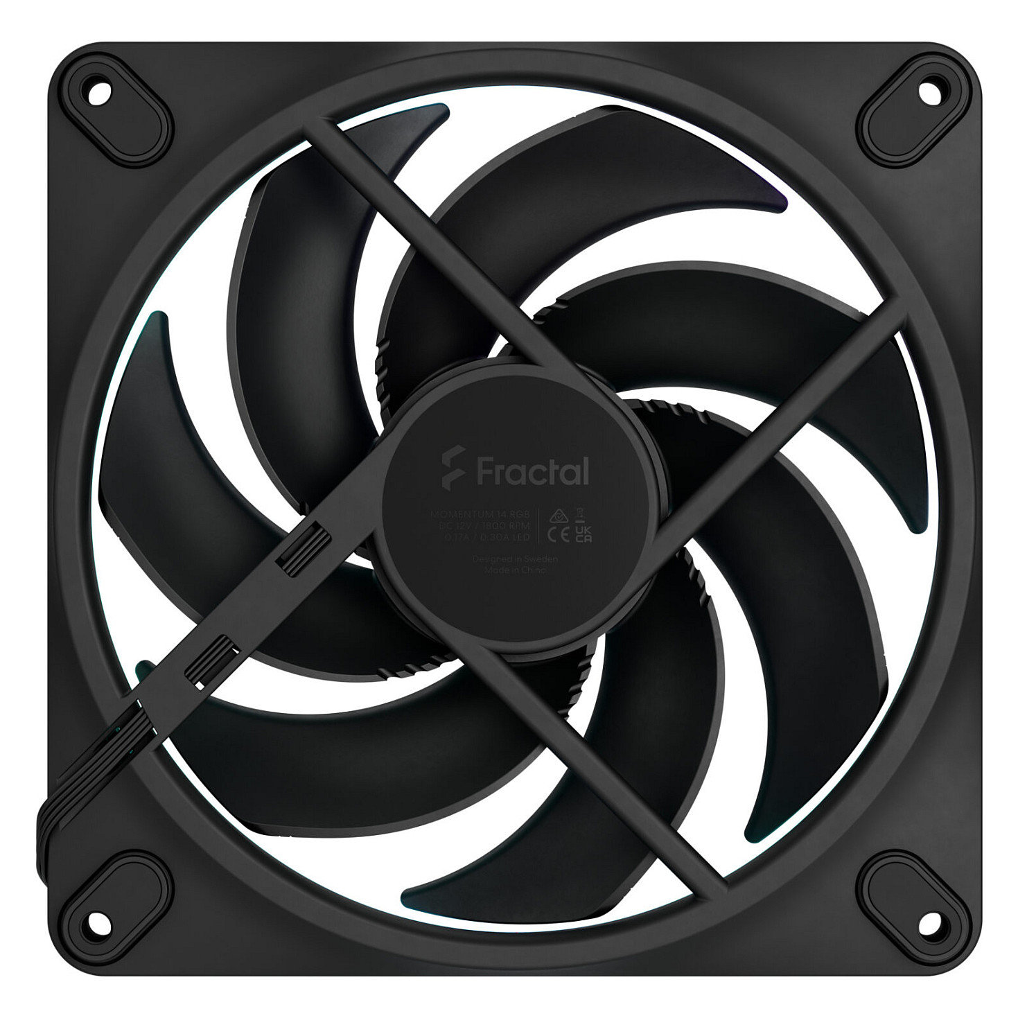 K FRACTAL DESIGN Momentum 14 RGB Black