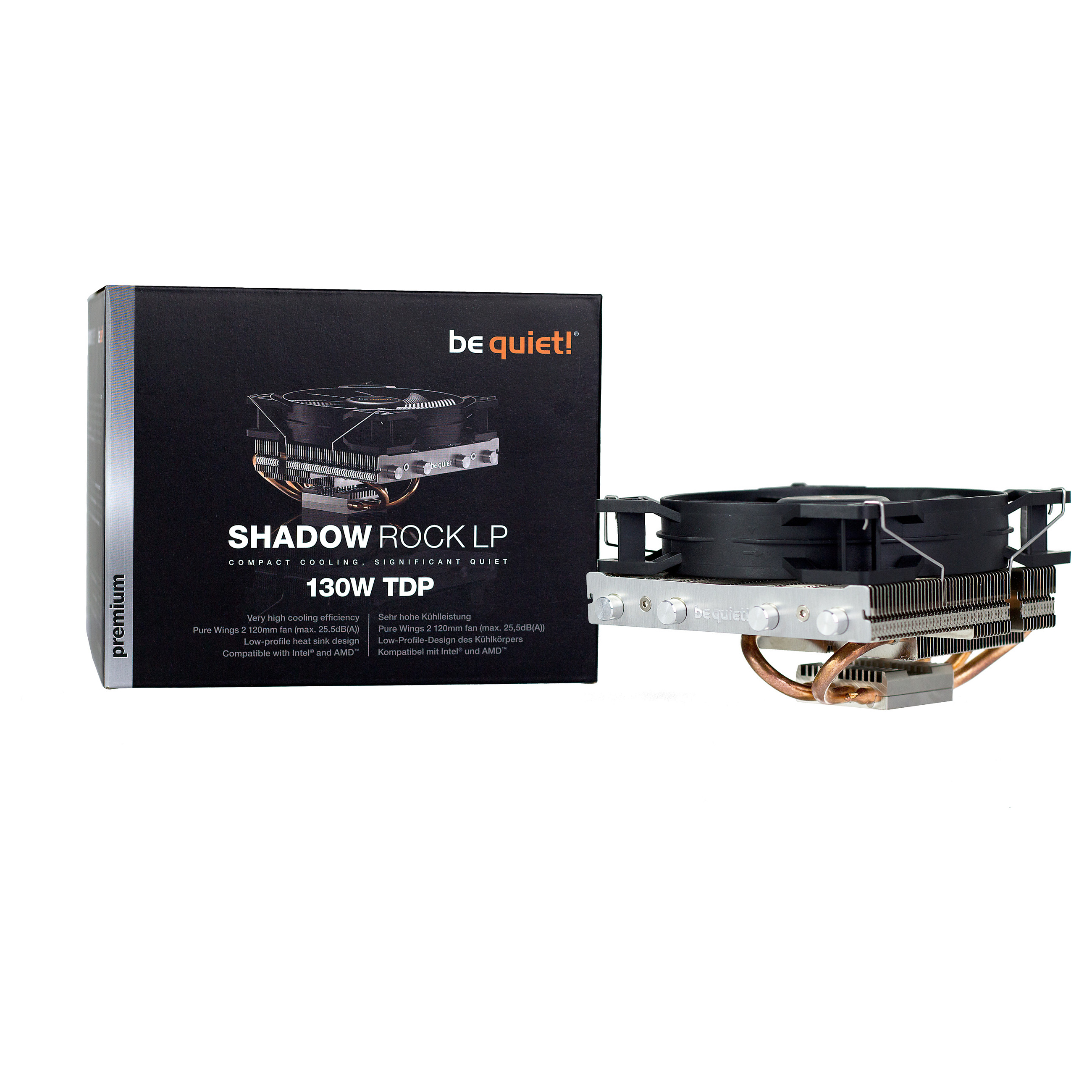 K Cooler Multi be quiet! Shadow Rock LP | 1700; FMx,AM3/4%5,115x; 1200,2011 TDP 130W