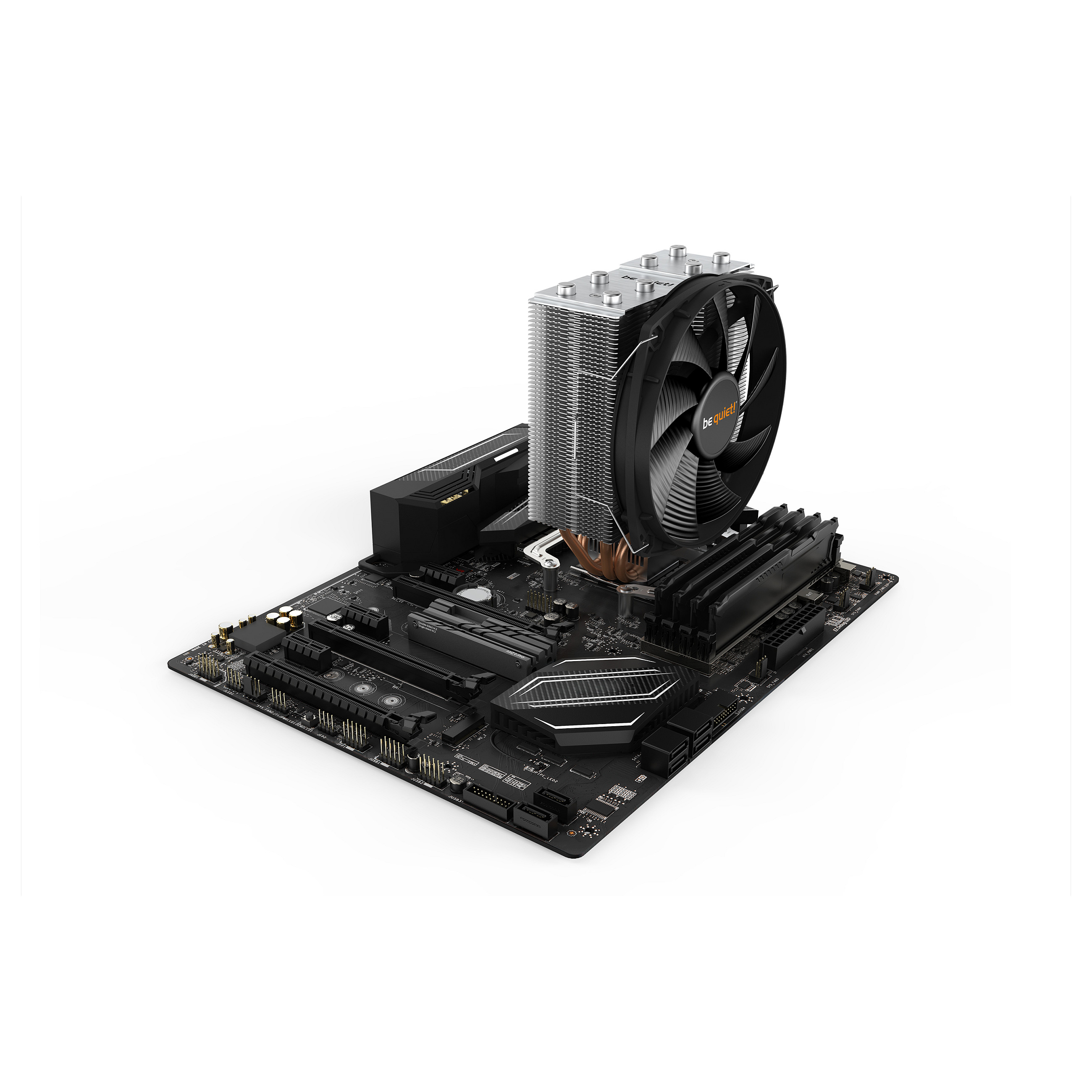 K Cooler Multi be quiet! Shadow Rock Slim 2 |1700/115X/1200/1366/2011/AM3/4/5 TDP 160W