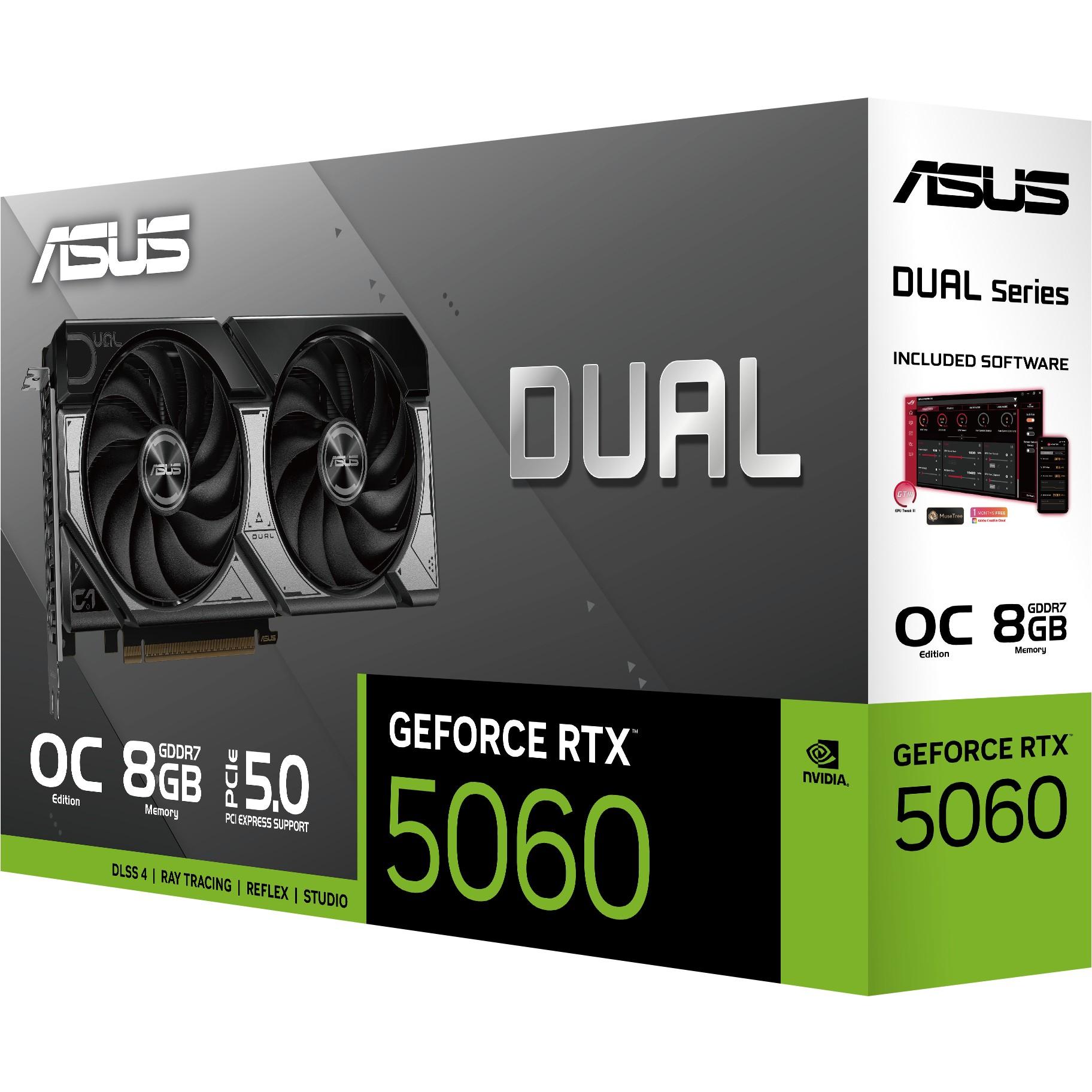 RTX 5060 8GB ASUS DUAL OC GDDR7