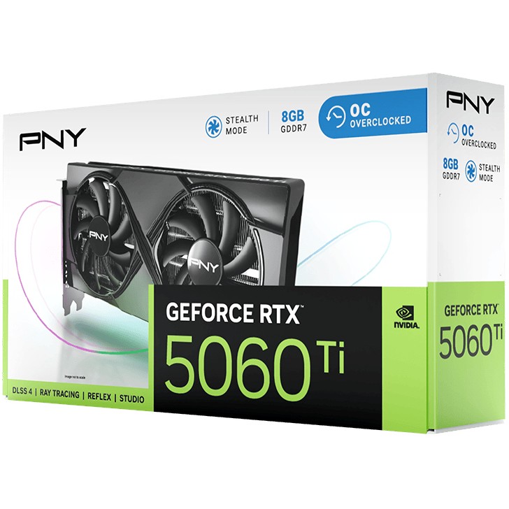 RTX 5060 TI 8GB PNY VERTO OC Dual Fan 8GB GDDR7