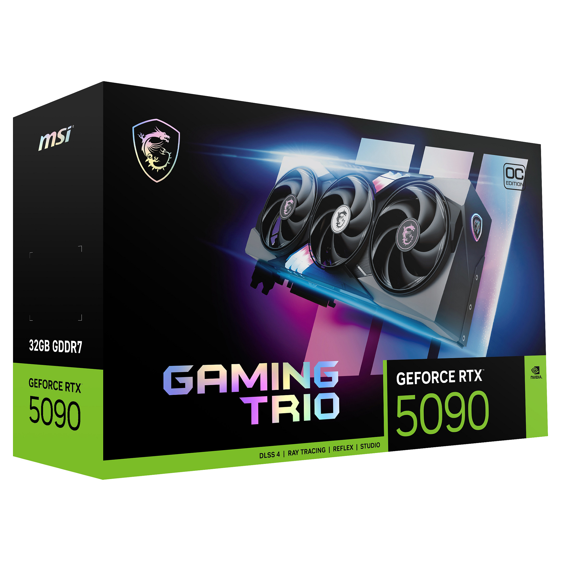 RTX 5090 MSI Gaming Trio OC 32GB GDDR7 3 Fan
