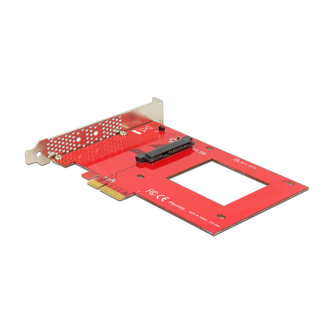 Delock PCI Express Card > 1 x internal U.2 NVMe - Speicher-Controller - 2.5" (6.4 cm)