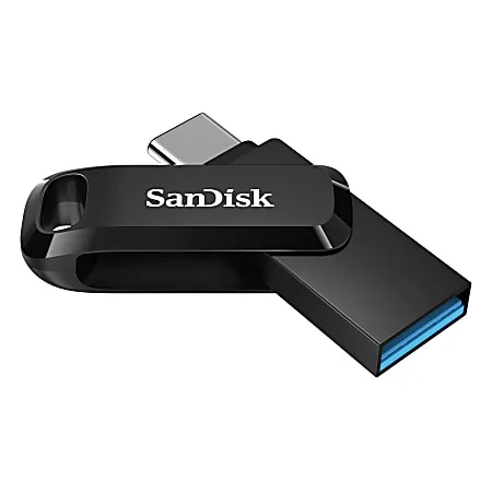 SanDisk 128GB Ultra Dual Drive Go USB-C &amp; USB-A Black