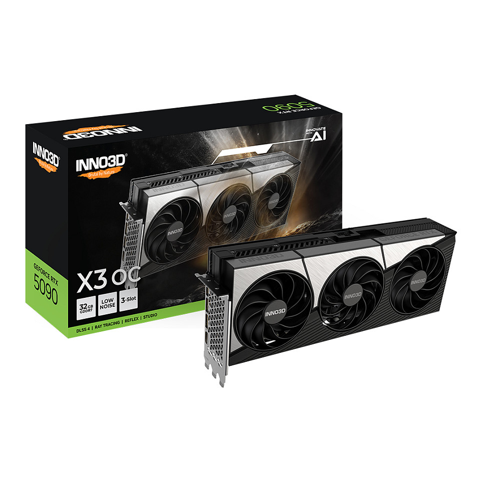 RTX 5090 32GB Inno 3D X3 OC GDDR7 3Fan