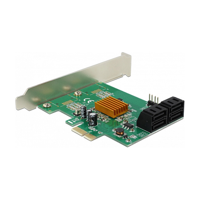 DeLOCK Speicher-Controller SATA 6Gb/s PCIe 2.0 4 Kanal