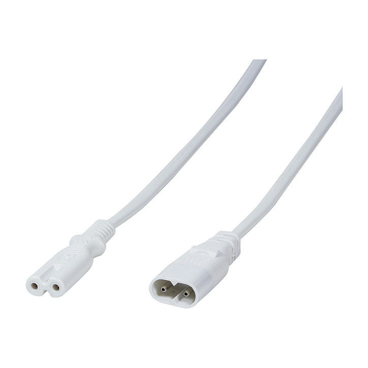 Logilink Power Cable Extension, 2m, white