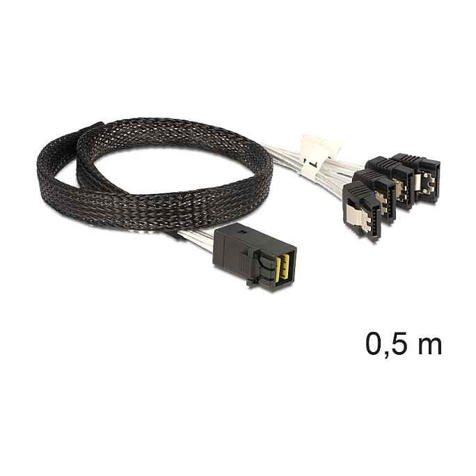Delock Mini SAS HD SFF-8643 -> 4x SATA