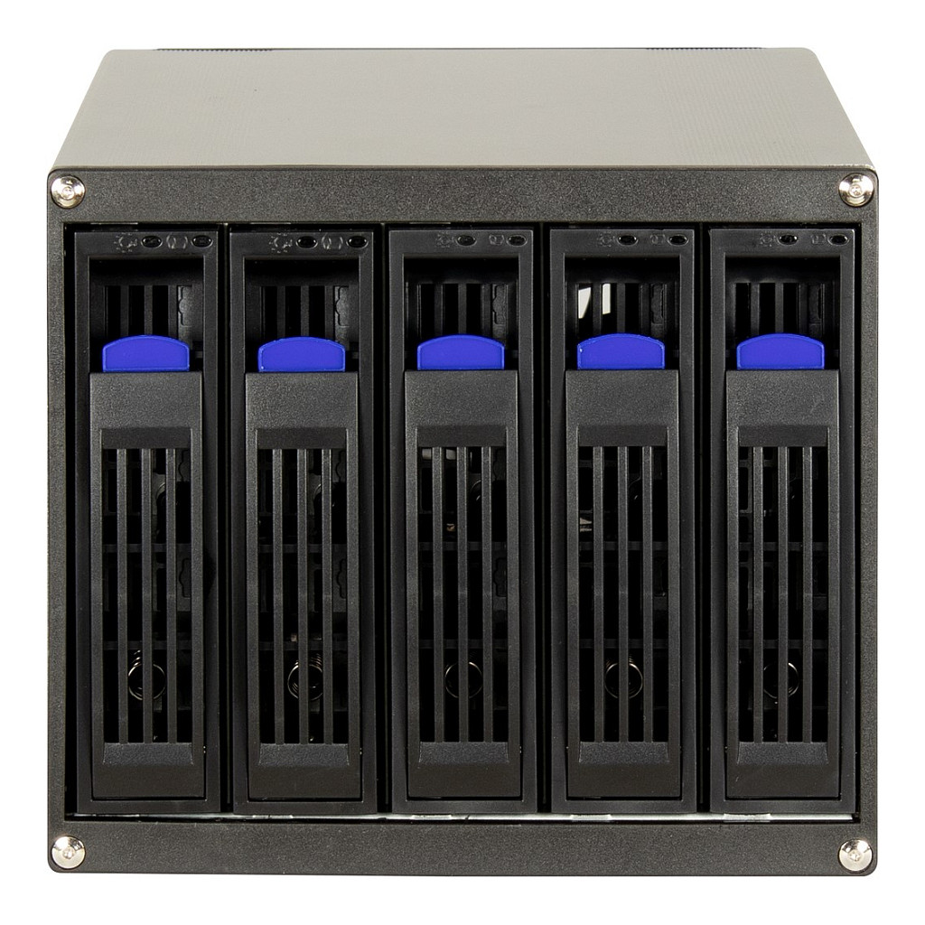 Wechselrahmen 5-fach ST-5255 for 3x5,25"Einschub retail