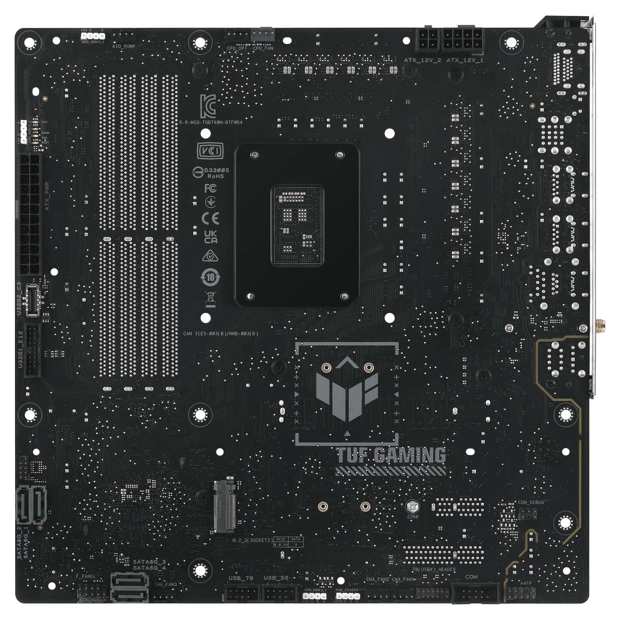 1700 ASUS TUF B760M-PLUS GAMING BTF mATX D4