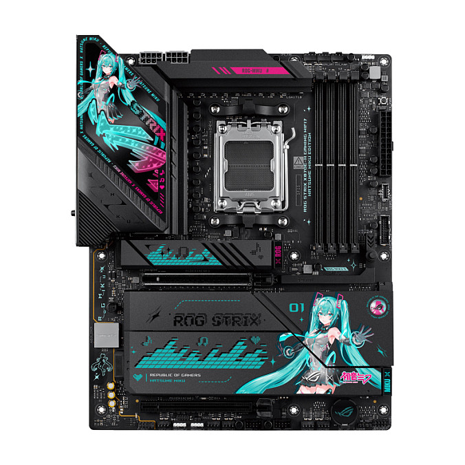 ASUS ROG STRIX X870E-H GAMING WIFI7 Hatsune Miku Edition ATX Motherboard AM5 HDMI/USB4