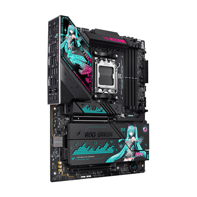 ASUS ROG STRIX X870E-H GAMING WIFI7 Hatsune Miku Edition ATX Motherboard AM5 HDMI/USB4
