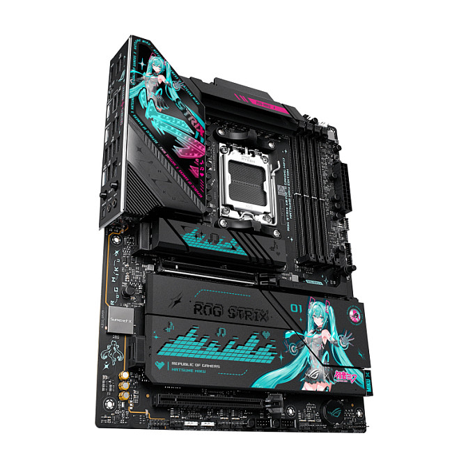 ASUS ROG STRIX X870E-H GAMING WIFI7 Hatsune Miku Edition ATX Motherboard AM5 HDMI/USB4