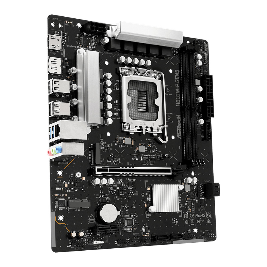 ASROCK H810M-P GEN5 DDR5 Intel S1851 90-MXBUE0-A0UAYZ retail