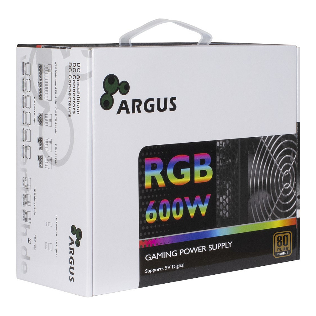 600W Inter-Tech Argus RGB-600W II