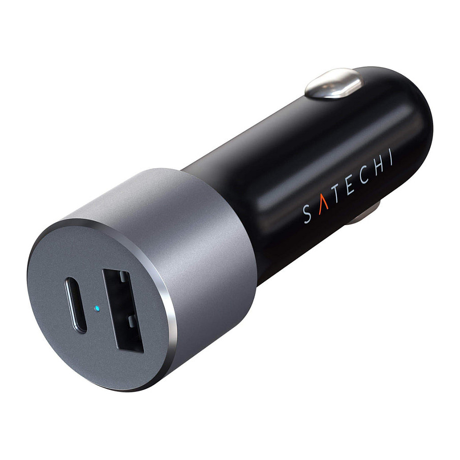 Satechi KFZ-Ladegerät, black/gray