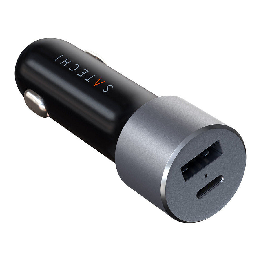 Satechi KFZ-Ladegerät, black/gray