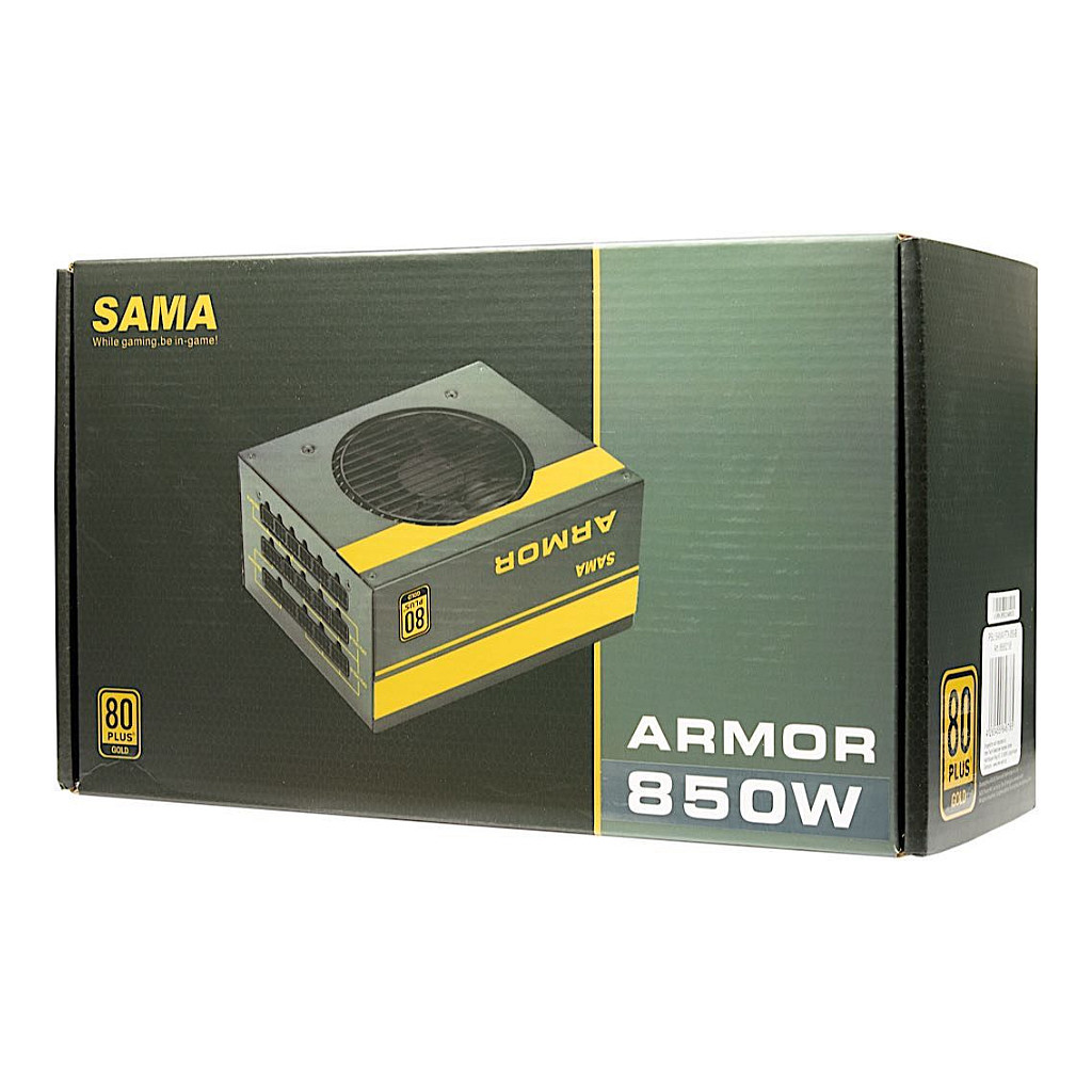 850W Inter-Tech Power Supply SAMA FTX-850-B Armor Gold-Power
