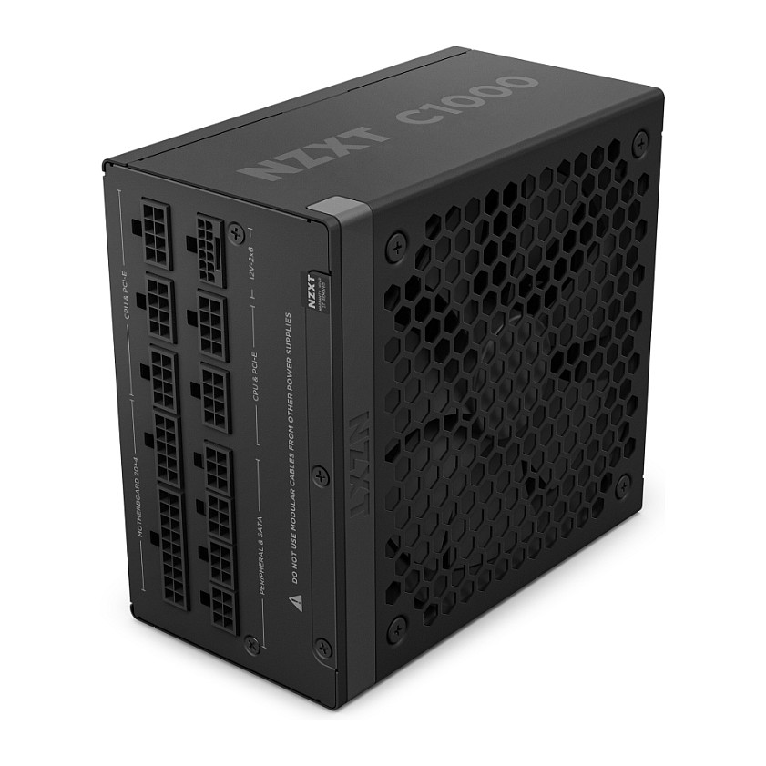 1000W NZXT C1000 Power Supply 80+ Gold Black ATX3.1 PA-0G2BB-E