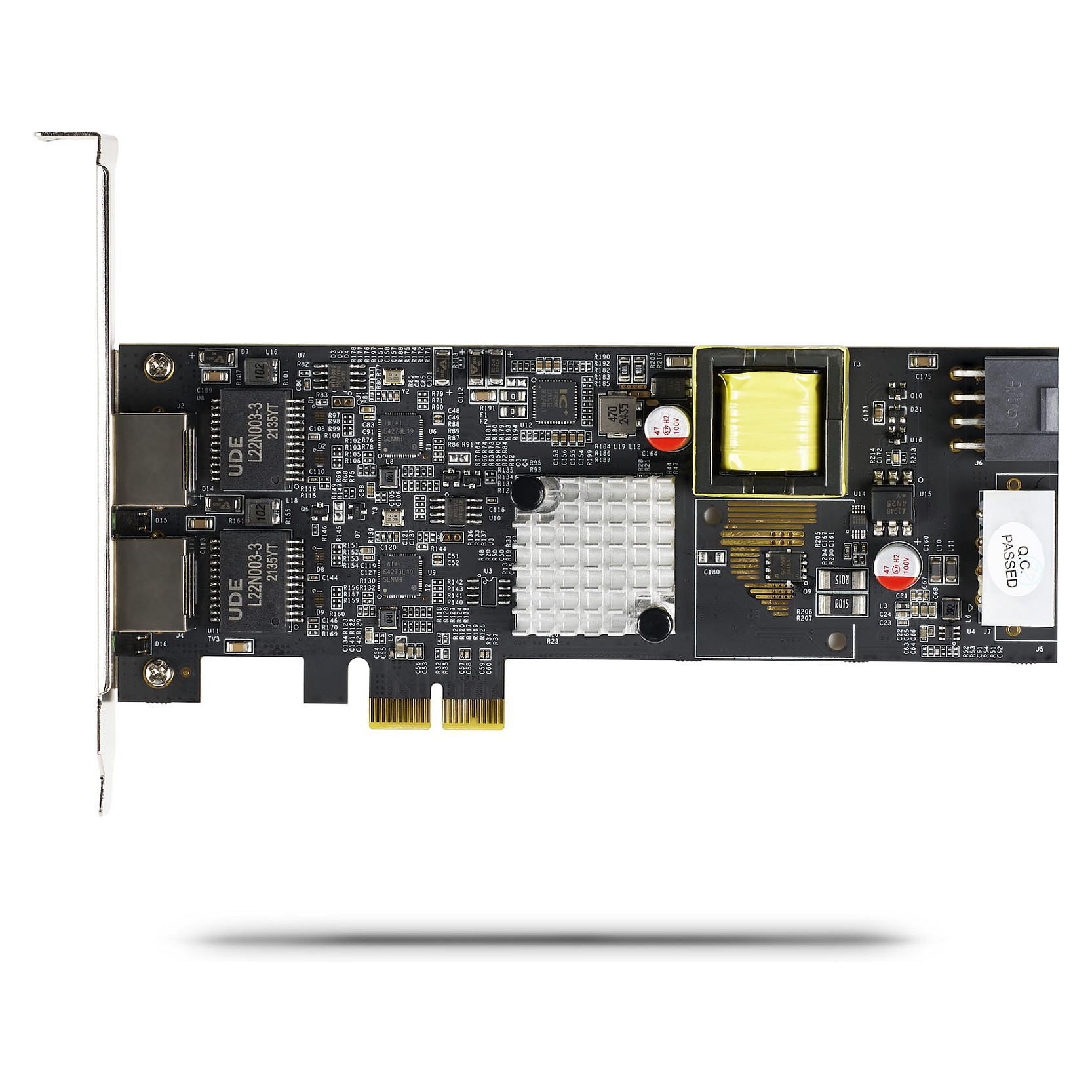 STARTECH.COM 2-Port 2.5Gbps NBASE-T PoE Network Card Dual Intel I225-V 802.3af/at PoE+ Multi-Gigabit NIC Windows/Linux