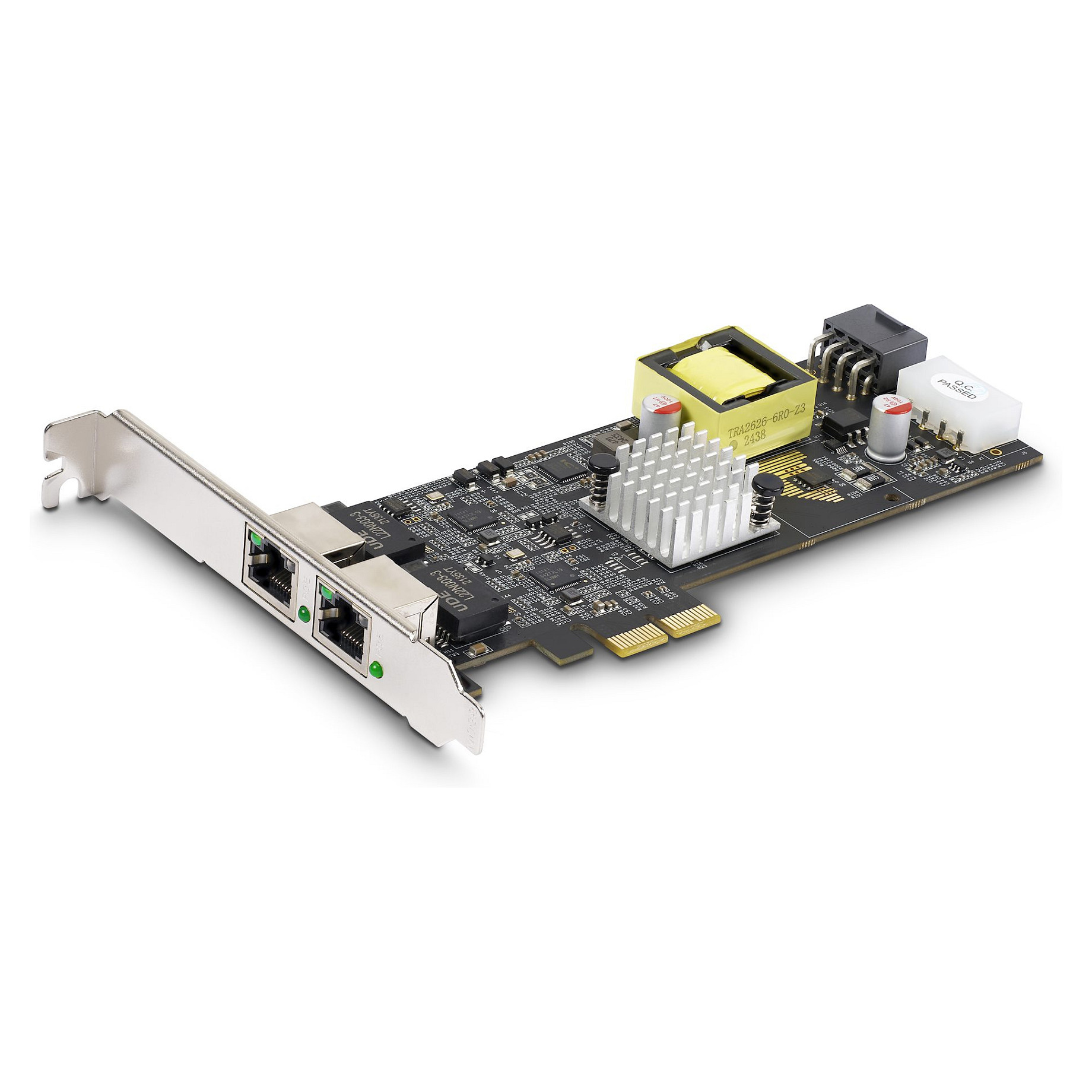 STARTECH.COM 2-Port 2.5Gbps NBASE-T PoE Network Card Dual Intel I225-V 802.3af/at PoE+ Multi-Gigabit NIC Windows/Linux