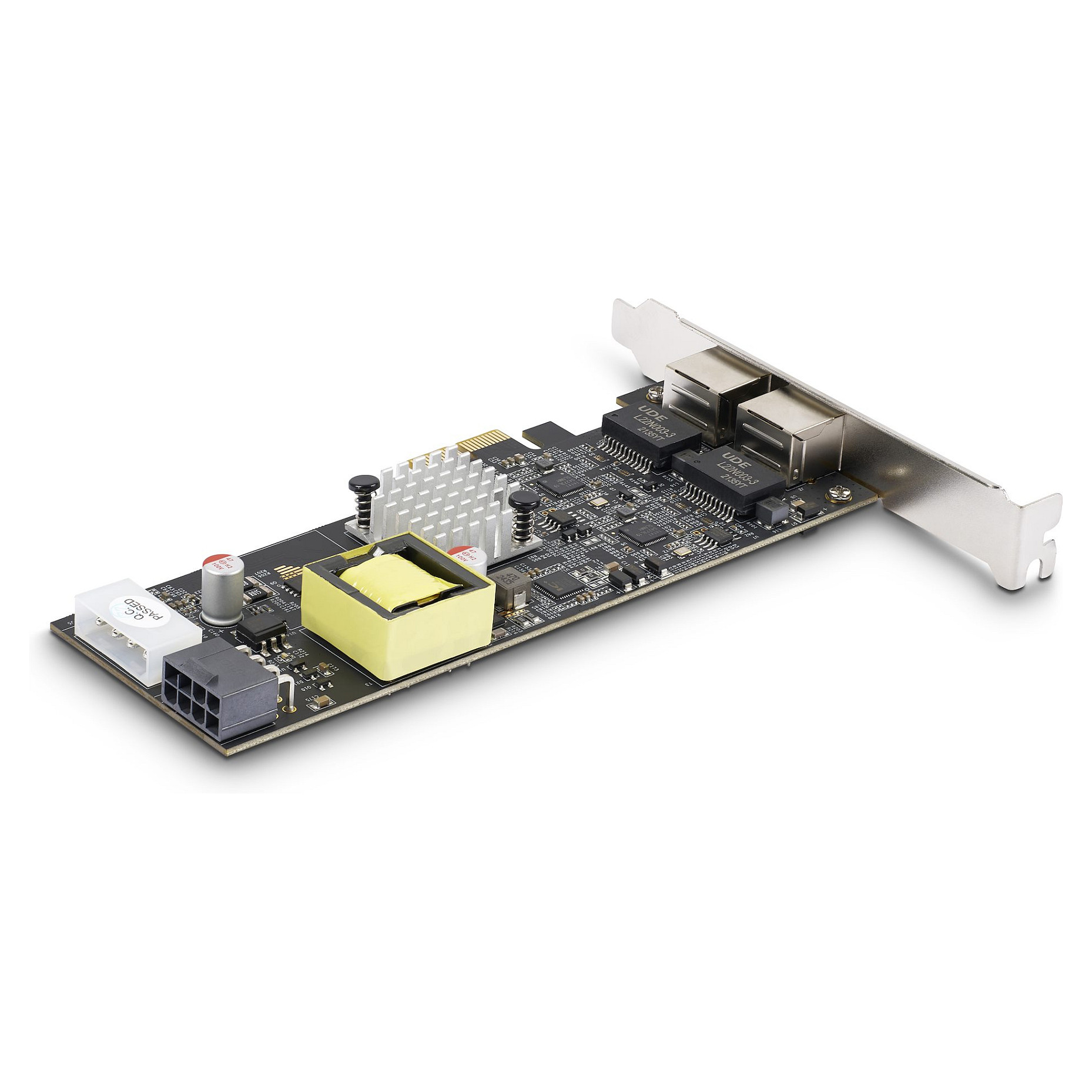 STARTECH.COM 2-Port 2.5Gbps NBASE-T PoE Network Card Dual Intel I225-V 802.3af/at PoE+ Multi-Gigabit NIC Windows/Linux