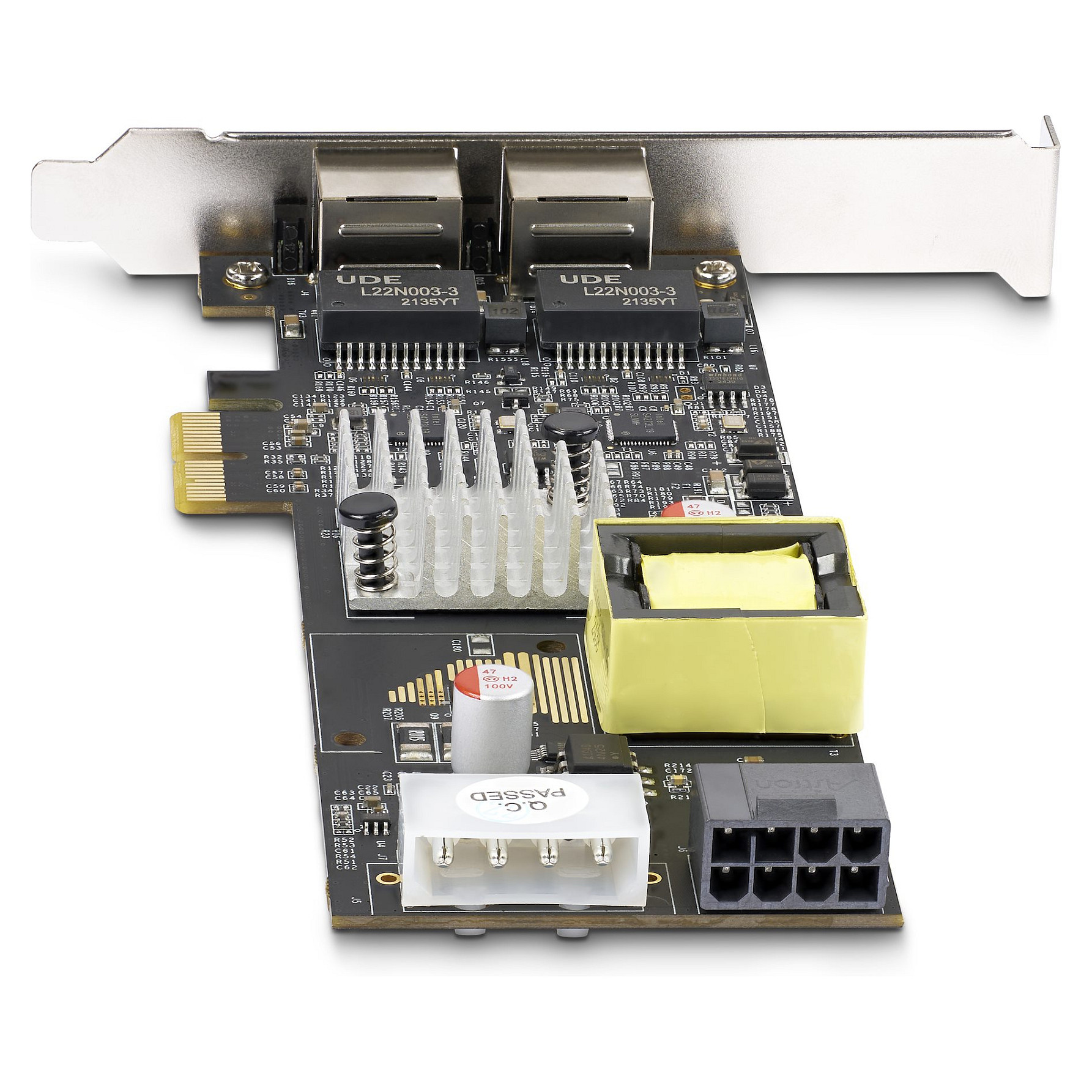 STARTECH.COM 2-Port 2.5Gbps NBASE-T PoE Network Card Dual Intel I225-V 802.3af/at PoE+ Multi-Gigabit NIC Windows/Linux