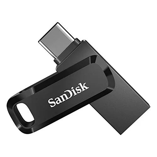 SanDisk 512GB Ultra Dual Drive Go USB-C &amp; USB-A Black SDDDC3-512G-G46