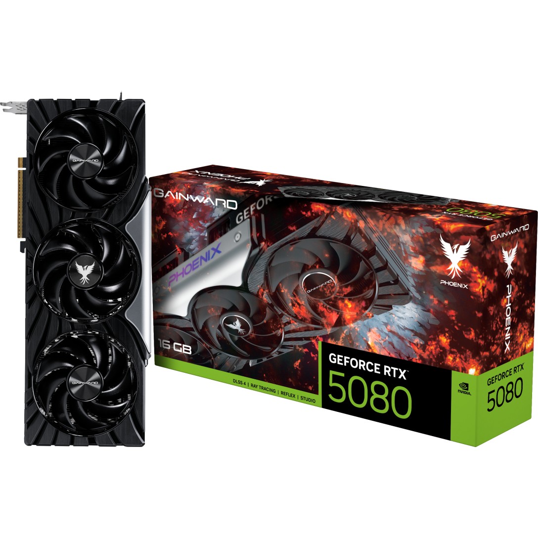 RTX 5080 16GB Gainward Phoenix V1 GDDR7 3 Fan