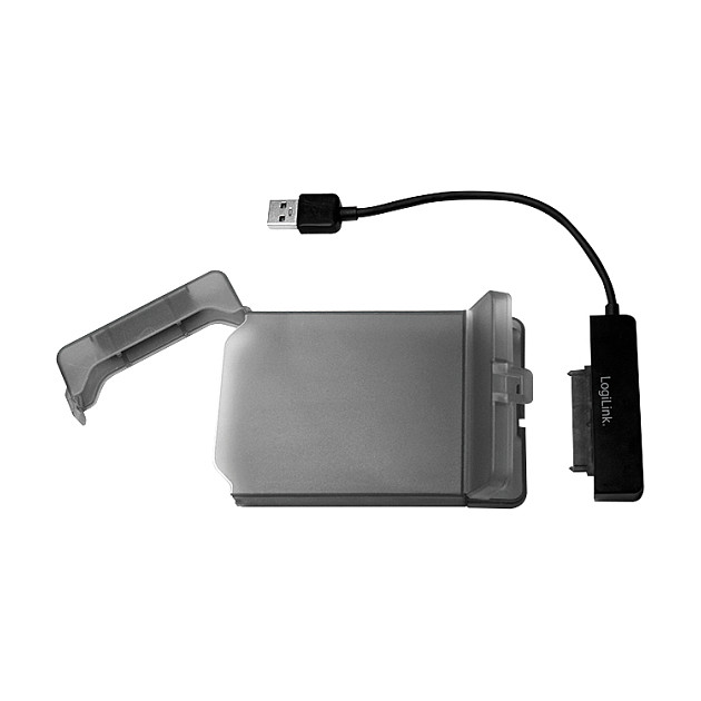 LogiLink AU0037 Storage Drive Enclosure 2.5 inch HDD / SSD-Case gray