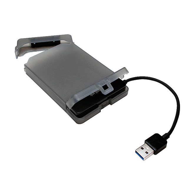 LogiLink AU0037 Storage Drive Enclosure 2.5 inch HDD / SSD-Case gray