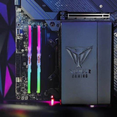 32 GB Patriot DIMM 6800 (2x 16 GB) Dual-Kit (black, PVVR532G680C34K, Viper Venom RGB, INTEL XMP)