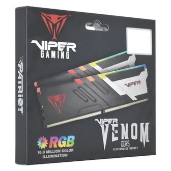 32 GB Patriot DIMM 6800 (2x 16 GB) Dual-Kit (black, PVVR532G680C34K, Viper Venom RGB, INTEL XMP)
