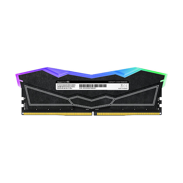 32GB Team Group T-Force Delta RGB Desktop Memory black 6.400 MHz CL40