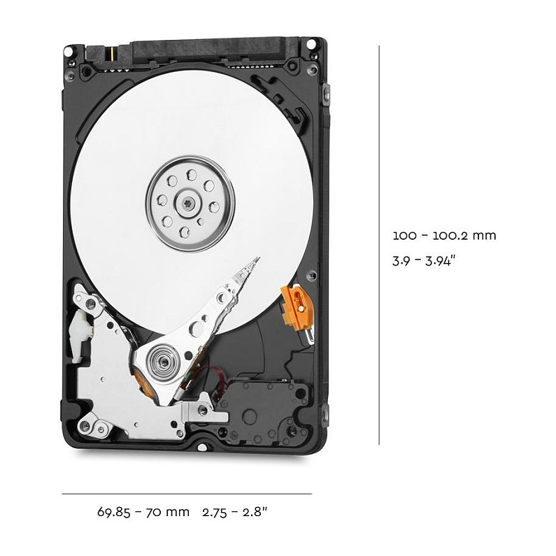 2TB WD WD20SPZX BLUE 5400RPM 128MB