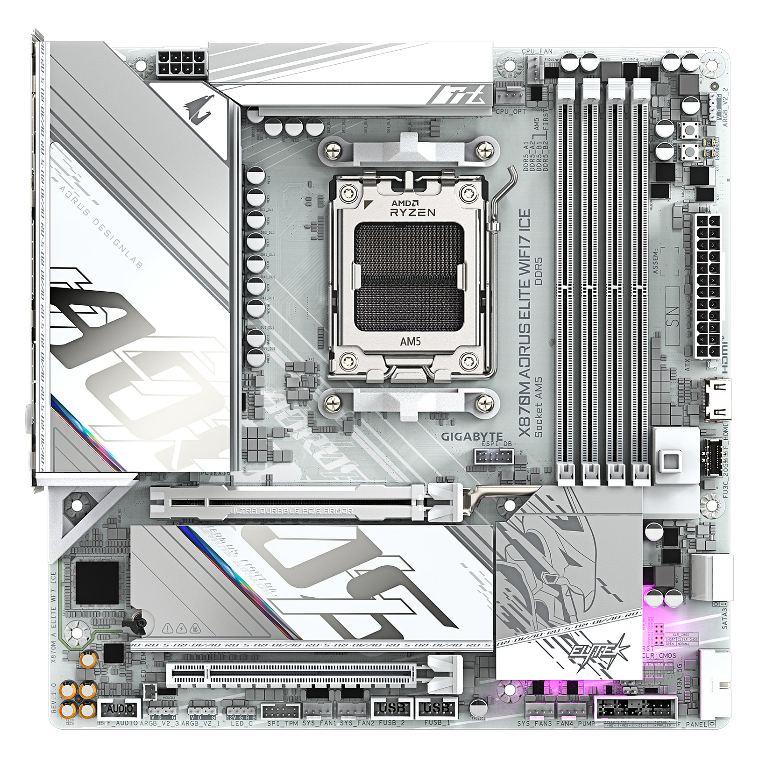Gigabyte X870M A ELITE WF7 ICE (AM5) (D)