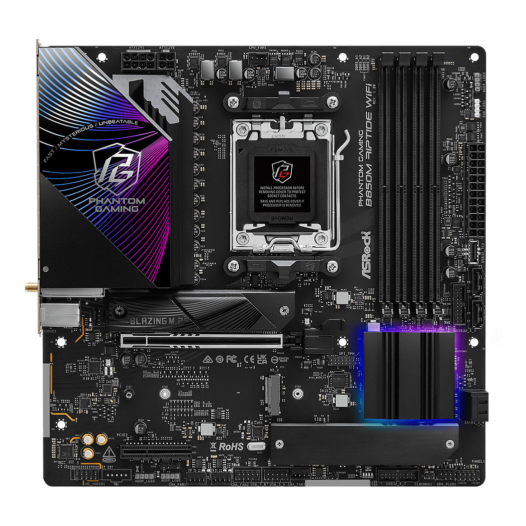 ASRock B850M Riptide WiFi AM5 mATX HDMI/DP DDR5