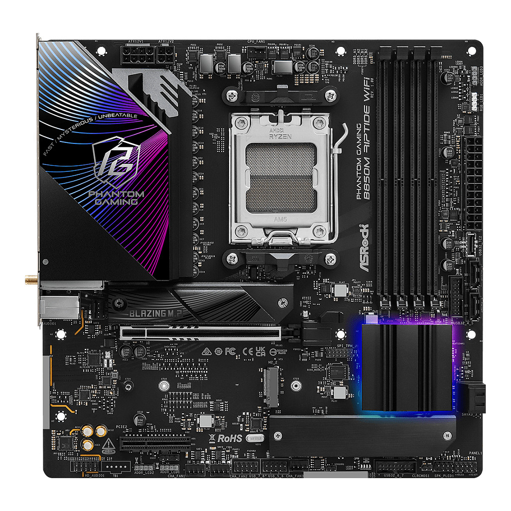 ASRock B850M Riptide WiFi AM5 mATX HDMI/DP DDR5