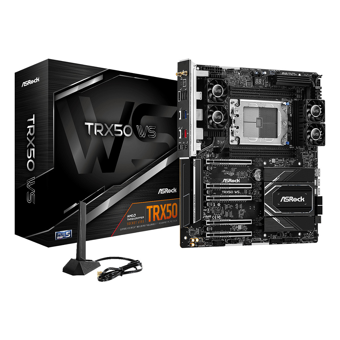 Asrock Motherboard TRX50 WS E-ATX Socket sTR5 Retail