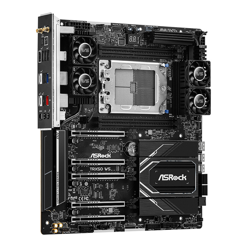 Asrock Motherboard TRX50 WS E-ATX Socket sTR5 Retail