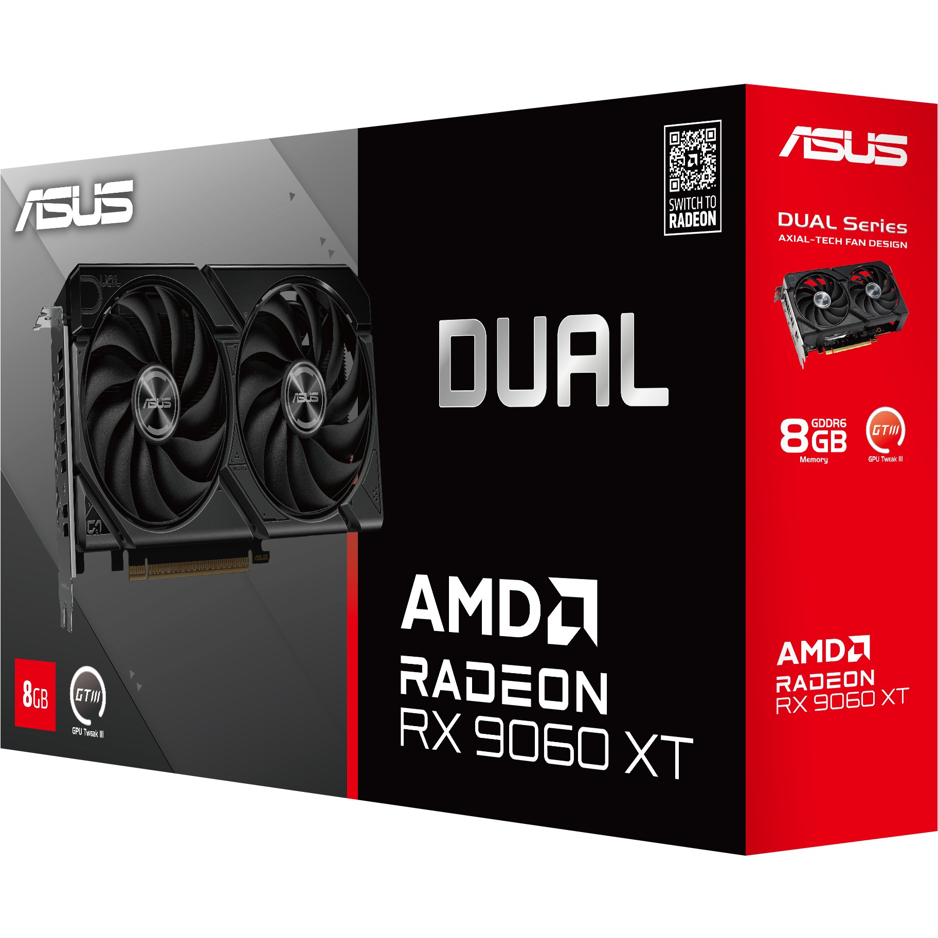 RX 9060 XT 8GB ASUS DUAL GDDR6