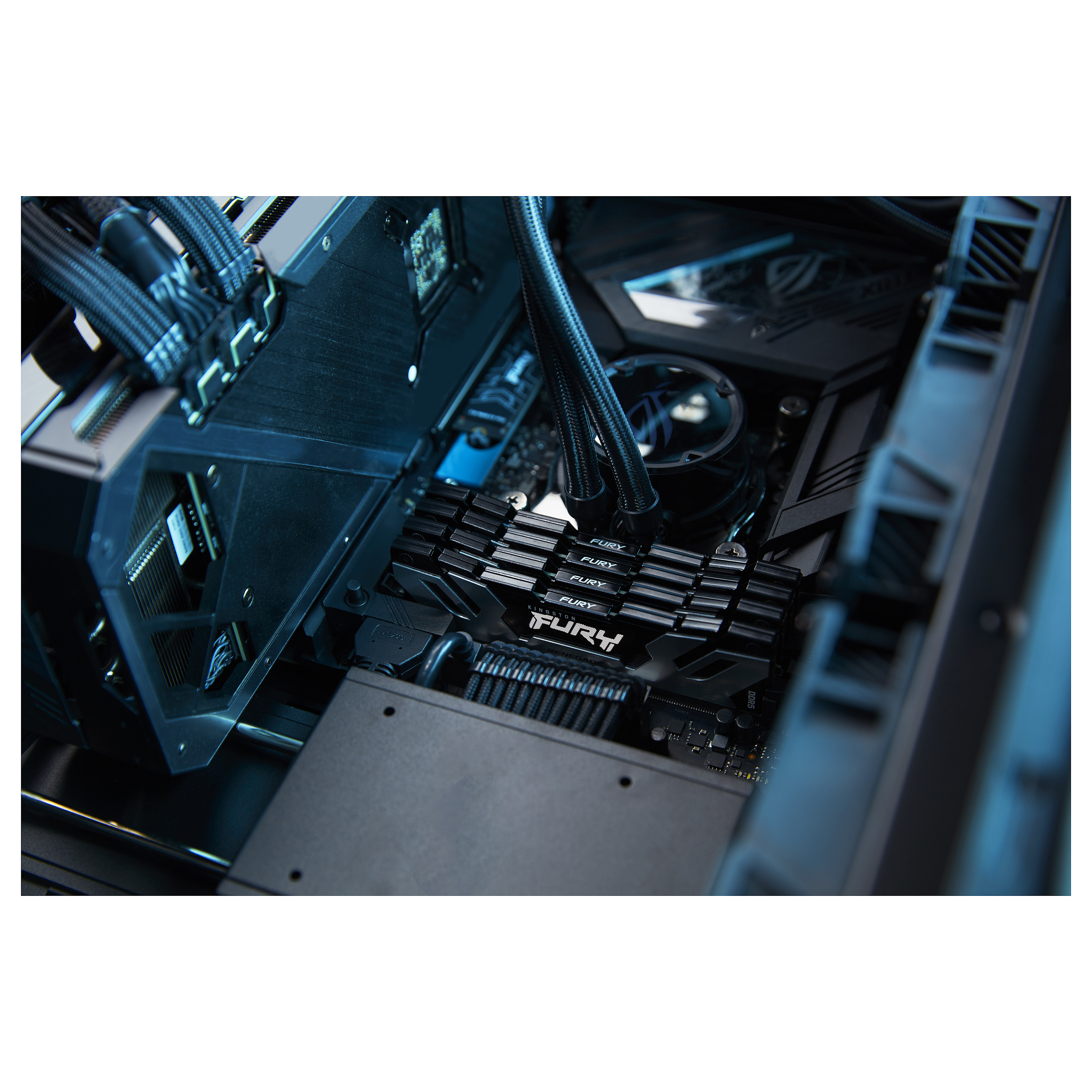 KINGSTON 96GB 6400MT/s DDR5 CL32 DIMM Kit of 2 FURY Renegade Silver XMP